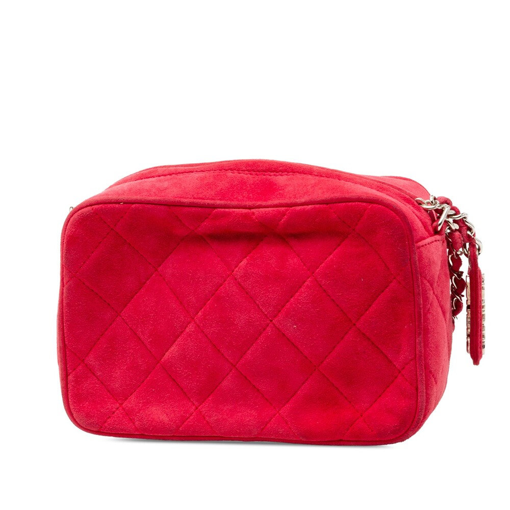 Chanel Quilted Suede Camera Bag Pre- #344928C15B - Picture 2 of 8